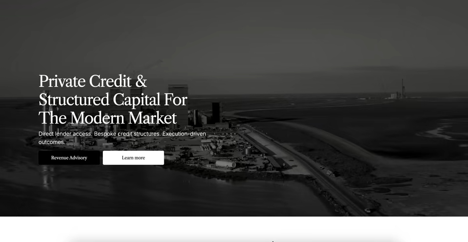 Member-built advisory website homepage